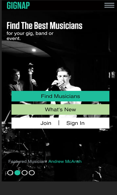 Start screen